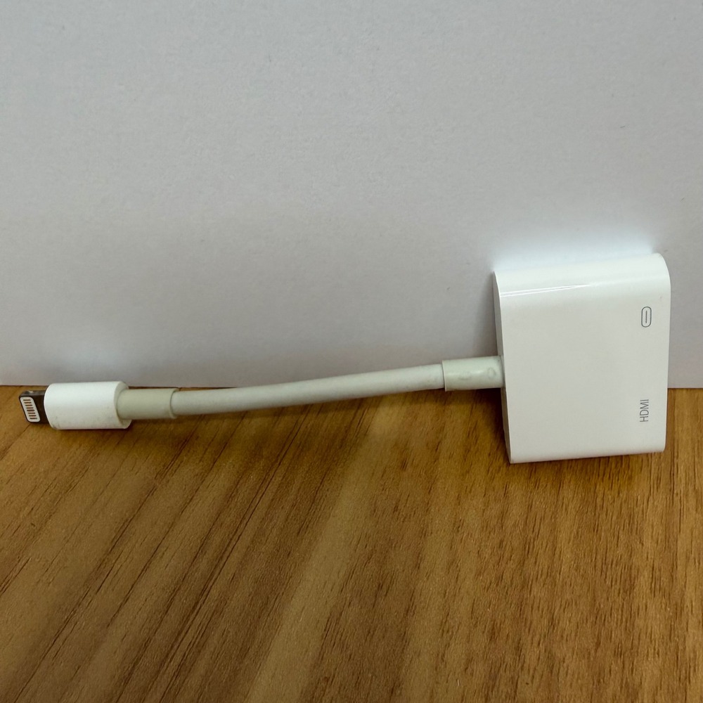 Apple Lightning Digital AV Adapter HDMI iPhone iPad Connector White A1438‎